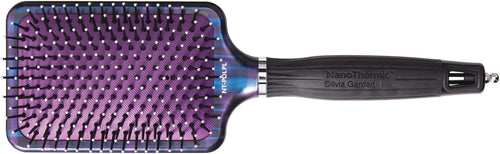 Olivia Garden Nano Thermic Plaid Collection Paddle Brush - MoreHair City Beauty Products