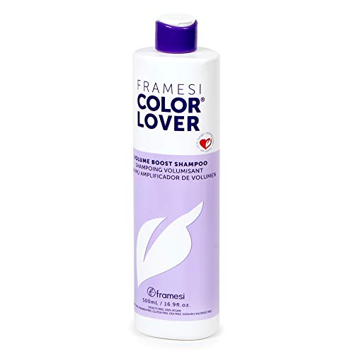Framesi Color Lover Volume Boost Shampoo, 16.9 fl oz, Sulfate Free Shampoo with Quinoa and Aloe Vera, Color Treated Hair - MoreHair City Beauty Products
